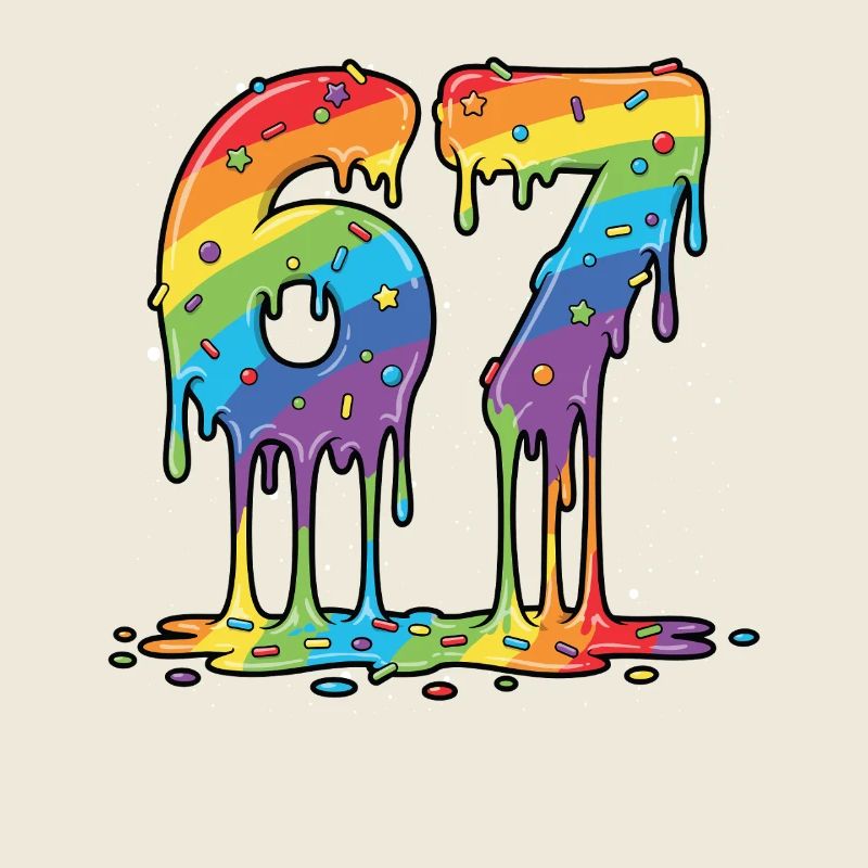 Célébration du mème Rainbow 67