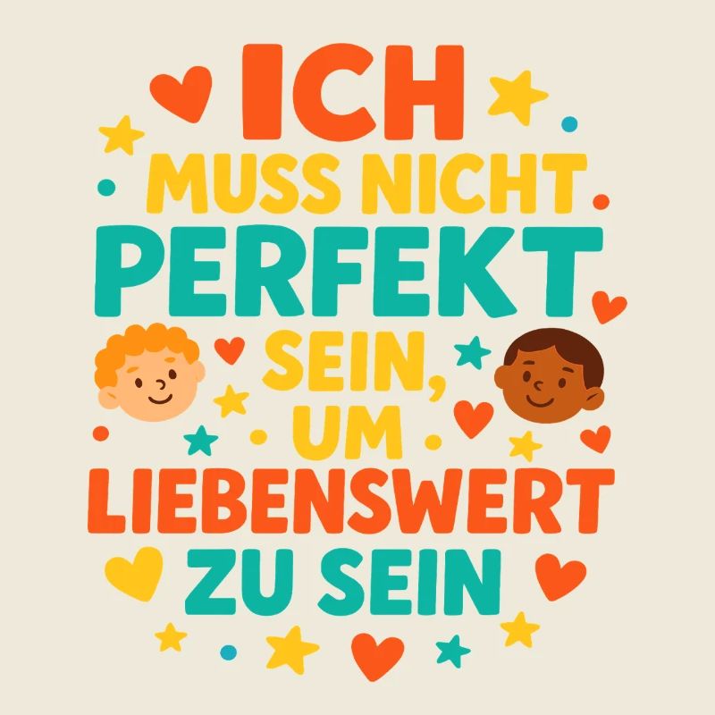 ich muss nicht perfekt sein, affirmation