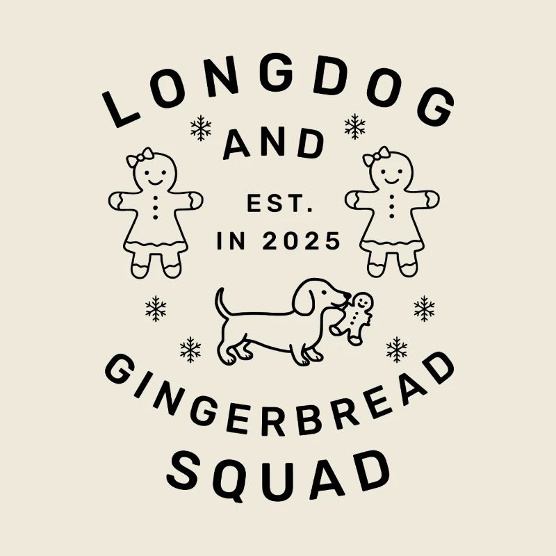 Escouade Longdog & Gingerbread – Noël teckel