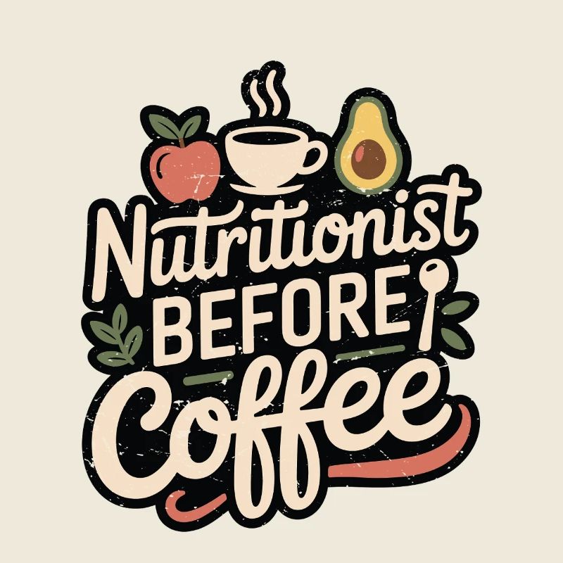 Nutritionist Before Coffee Dietary Coffee Lover