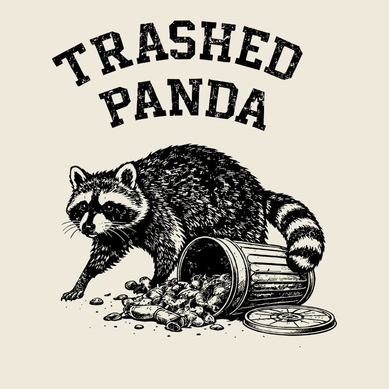 Trashed Panda