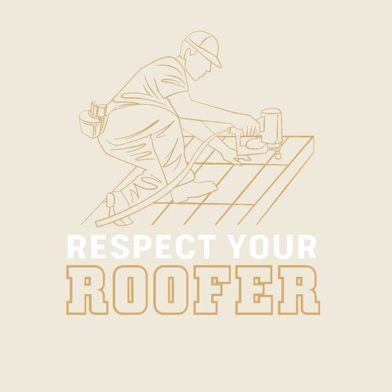 Roofer Craftsman Profession Saying
