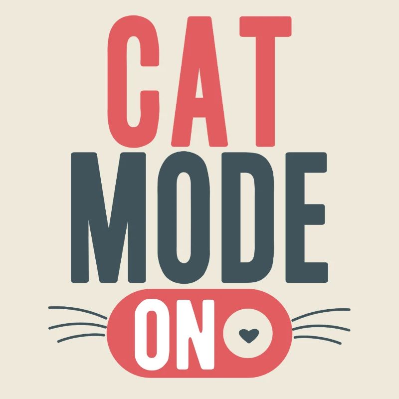 Mode chat sur la typographie du commutateur à moustache