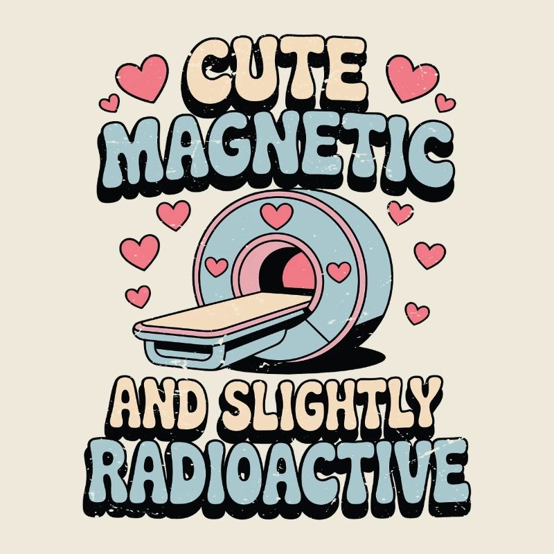 MRI Tech Cute Magnetic And Slightly Radiographer