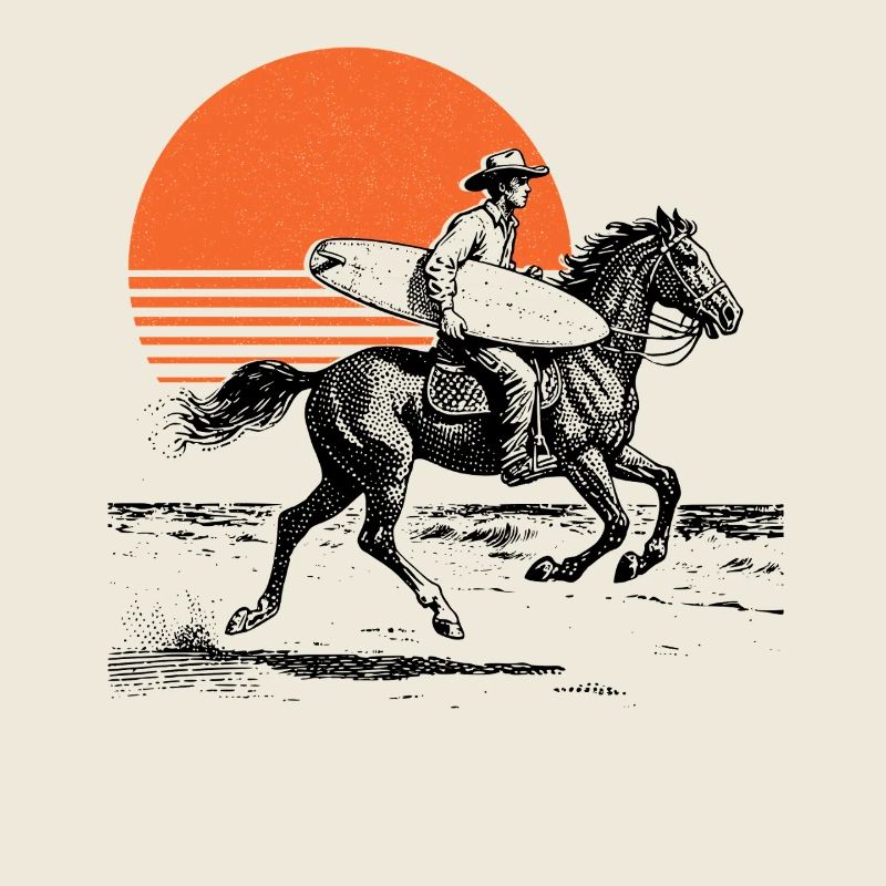 Surfer Cowboy
