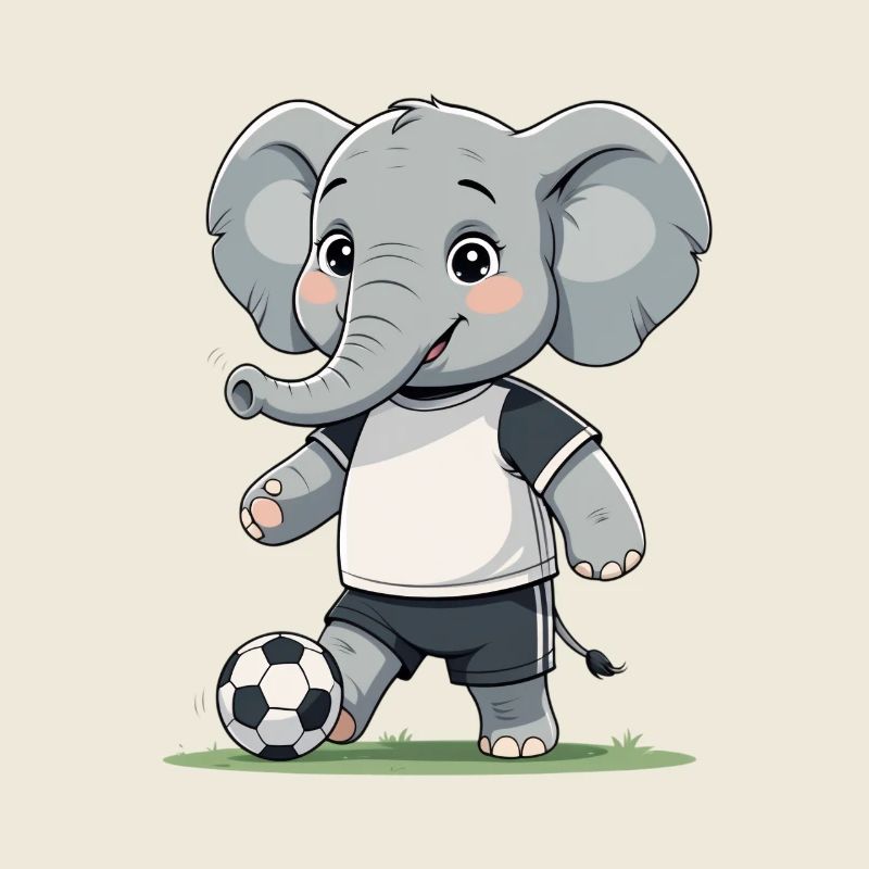 Elephant Soccer Soccer