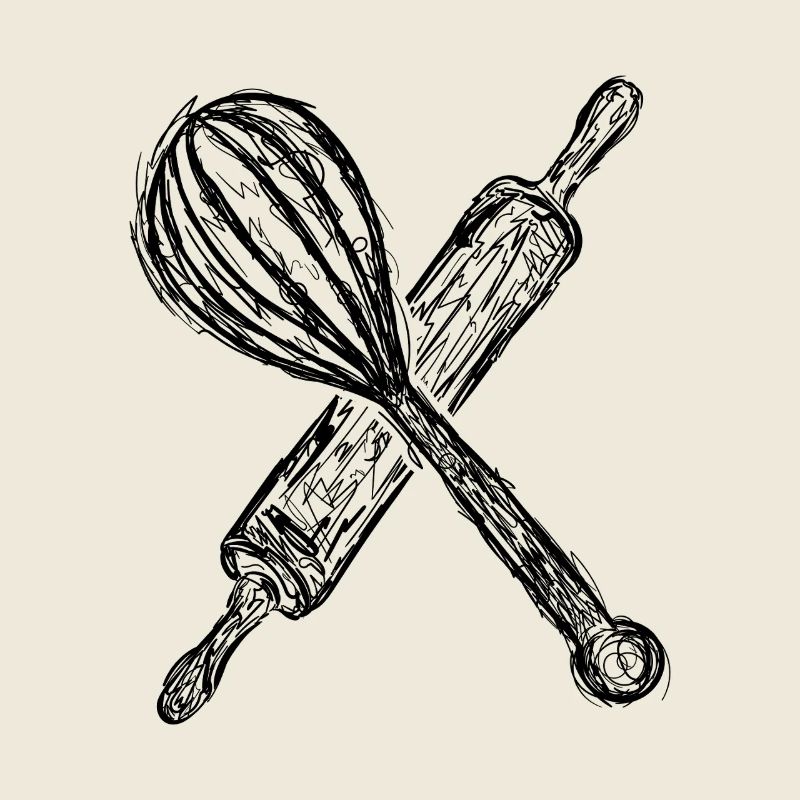 Rolling pin and hand mixer