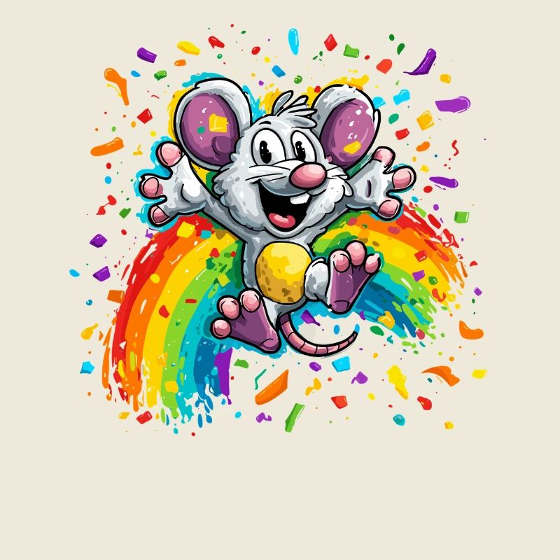 Regenbogen-Maus Farbschauer