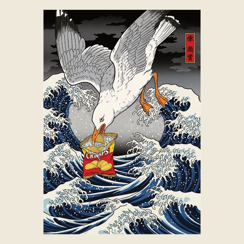 Seagulls Steals Chips Funny