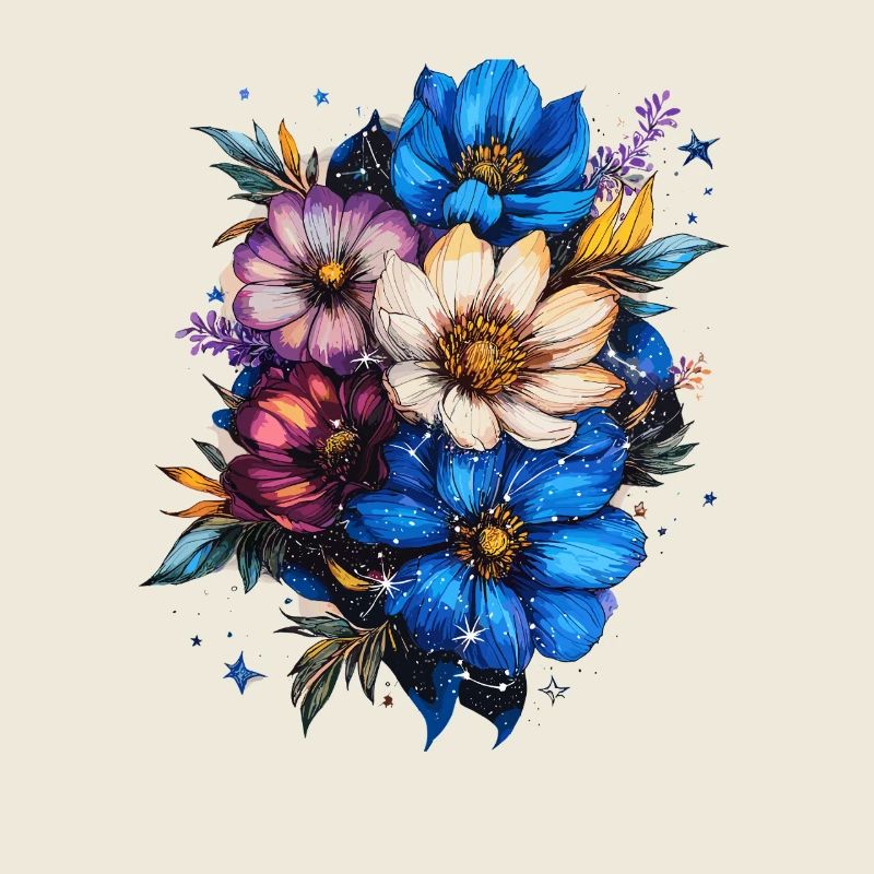 Explosion des couleurs du cosmos Blossom