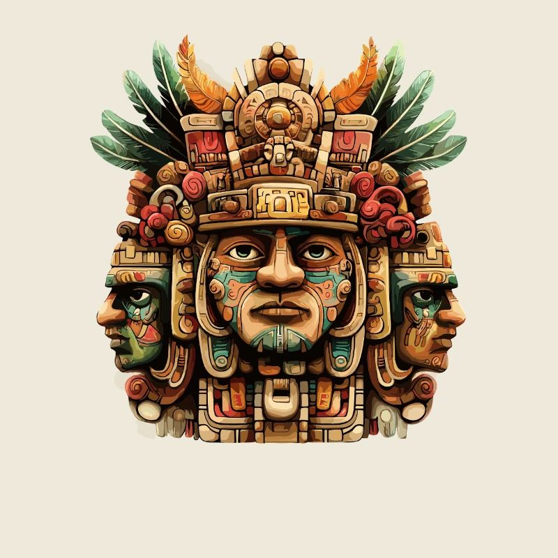 Aztec Totem Mask