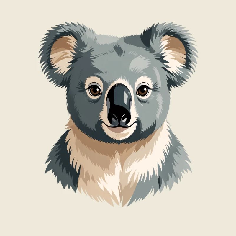 Portrait du Koala Doux