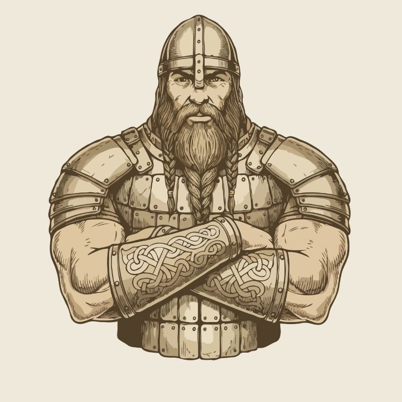 Wikinger Viking Legende Seemann Odin Rabe Kämpfer