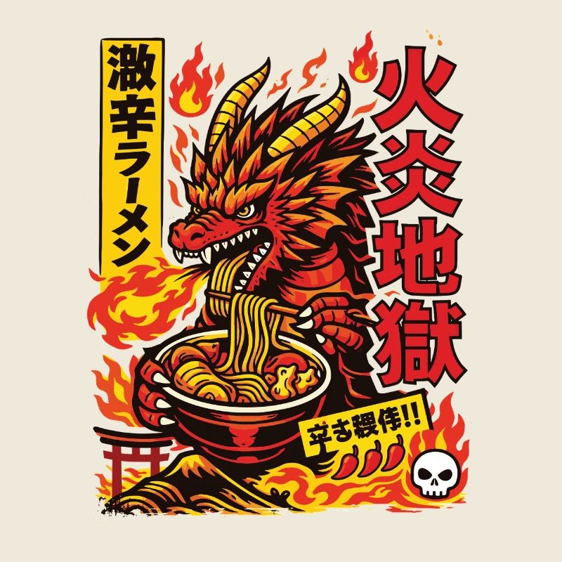 Drachen | Ramen | Nudelsuppe | extra scharf