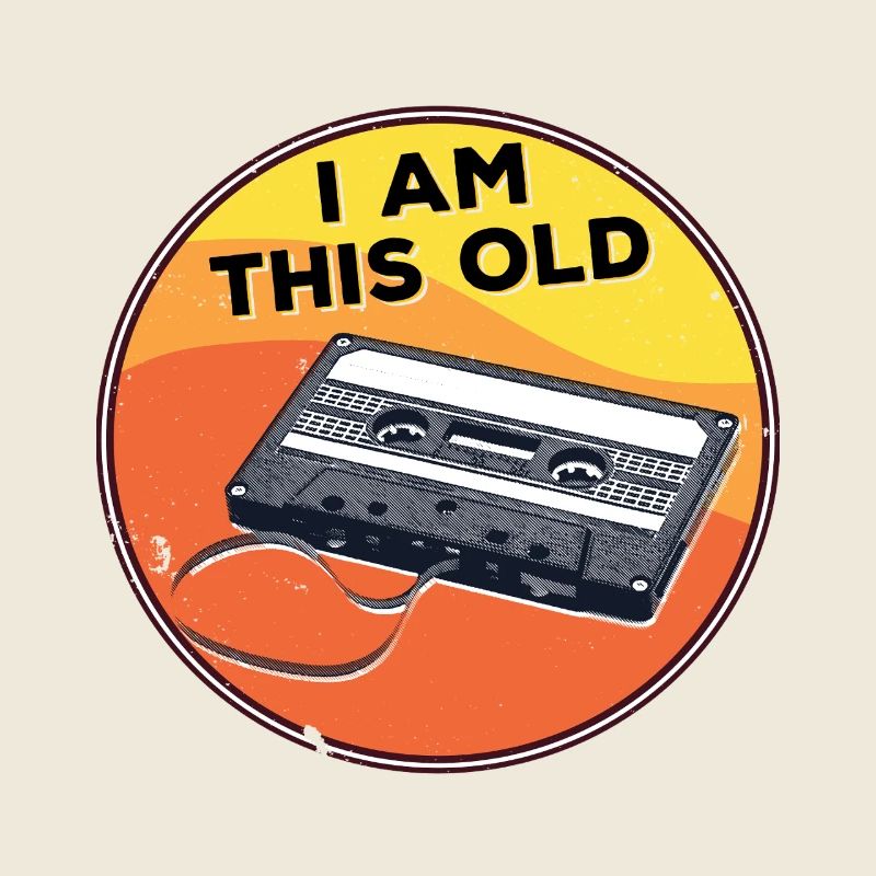 I am this old floppy disk 80s retro