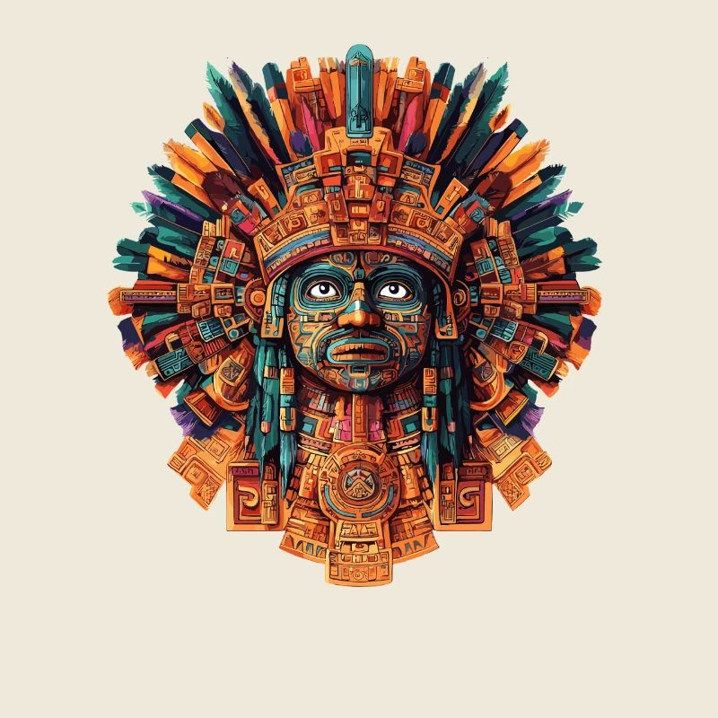 Aztec Fire Mask
