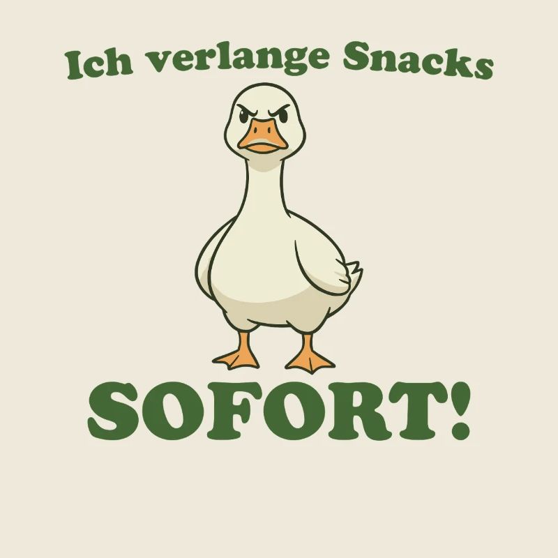 Angry Goose: I demand snacks NOW!
