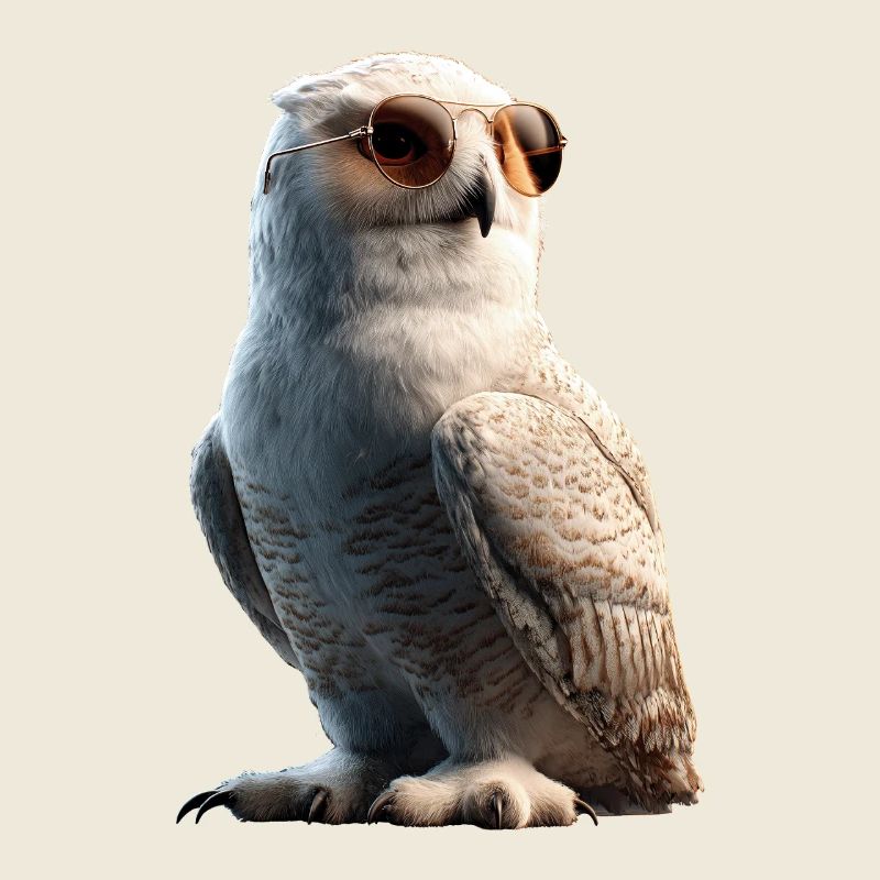 Schneeeule Weiße Eule Kauz Uhu Owl Schnee Eulen