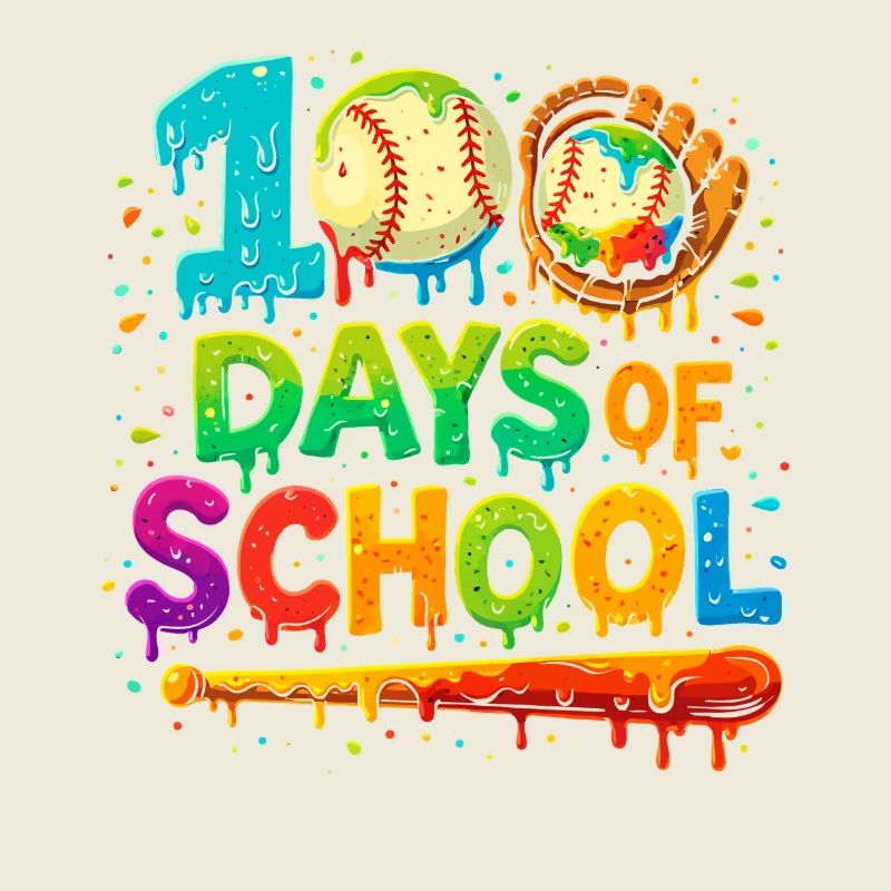 100 Days School Color Explosion