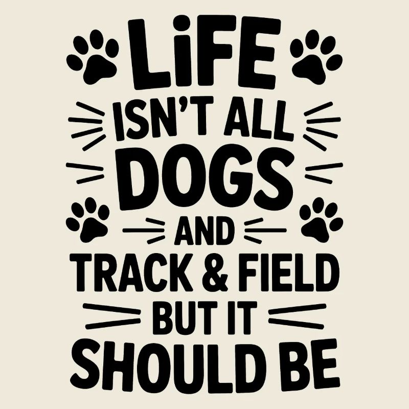 Leichtathletik Spruch Hund Leichtathletik Geschenk