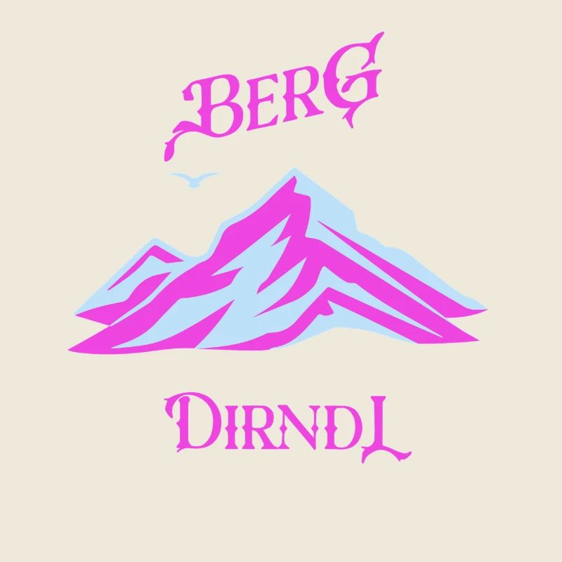 Berg Dirndl Neon Pastel