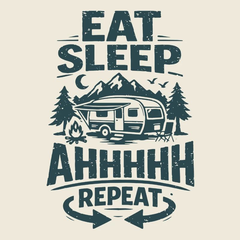 Camping Adventure Caravan | Eat Sleep Repeat