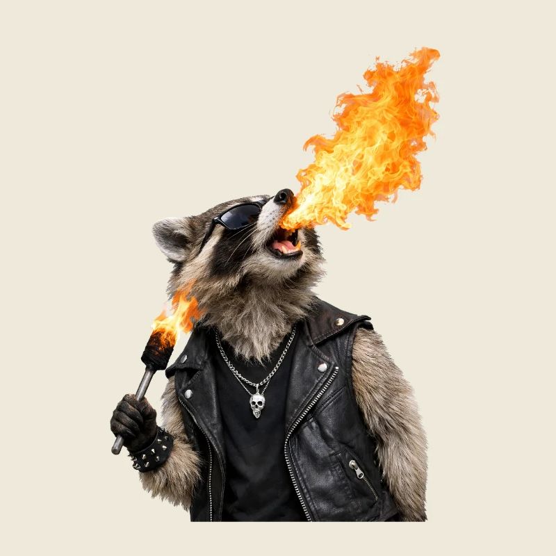 Fire Raider in Leather Look