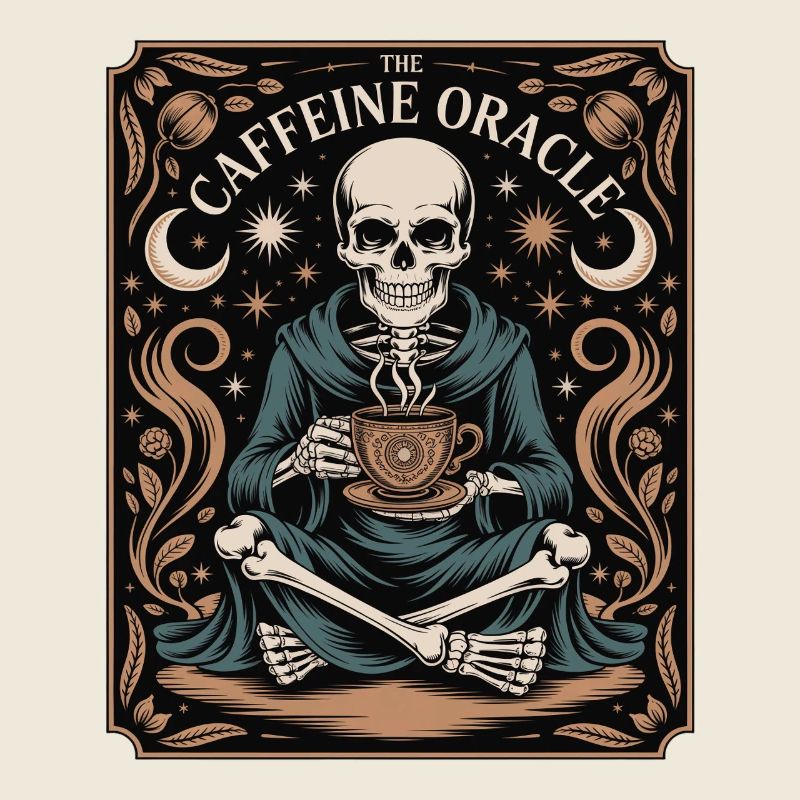 The Caffeine Oracle Skeleton Coffee Oracle