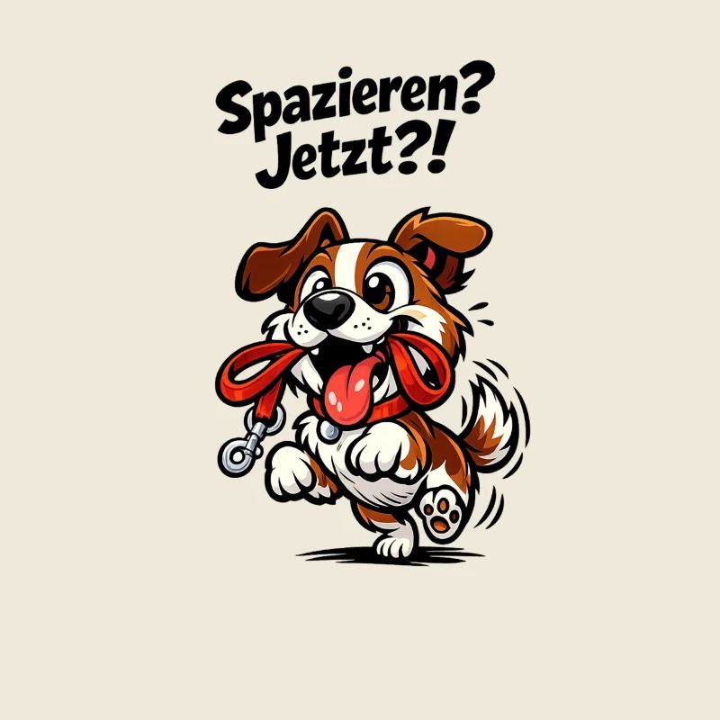 Lustiger Hund Gassi Spruch Geschenk