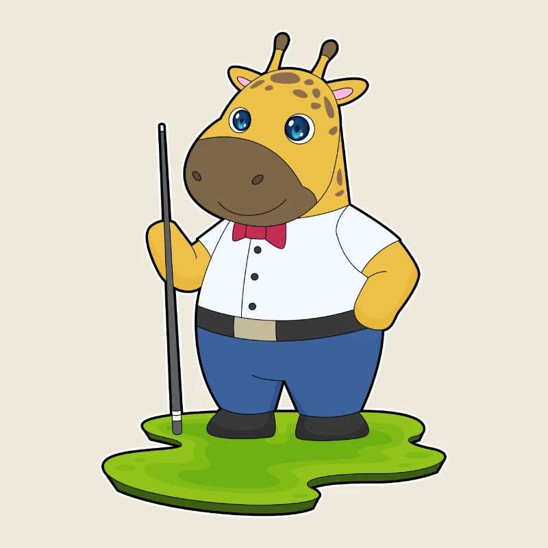 Giraffe Billiard Cue Sport