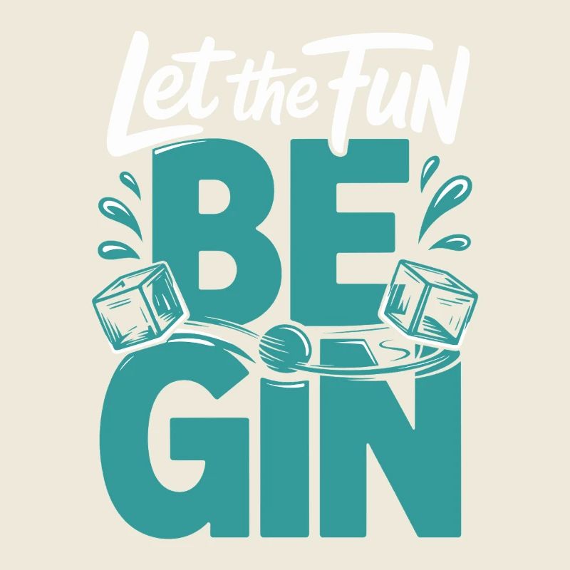 Gin Let The Fun Be Gin & Tonic Lover Party Gin