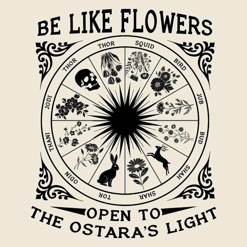 Be Like Flowers Happy Easter Ostara Light