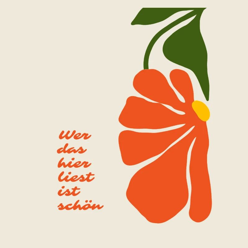 Wer das liest ist schön