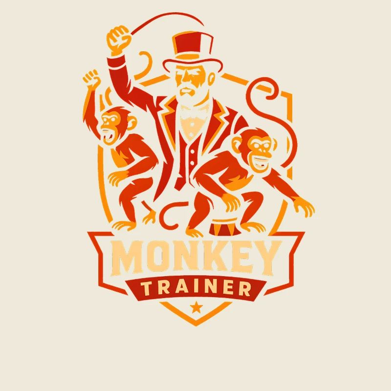 Circus Monkey Tamer Funny Kids Circus