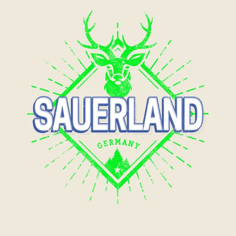 Sauerland Germany Retro Deer Souvenir