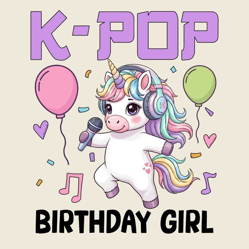 Fille d’anniversaire de K Pop