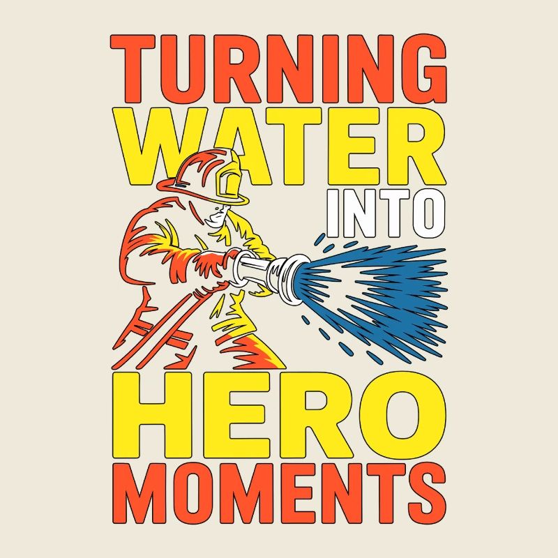 Fire Engineer Turning Water Into Hero Firefighting