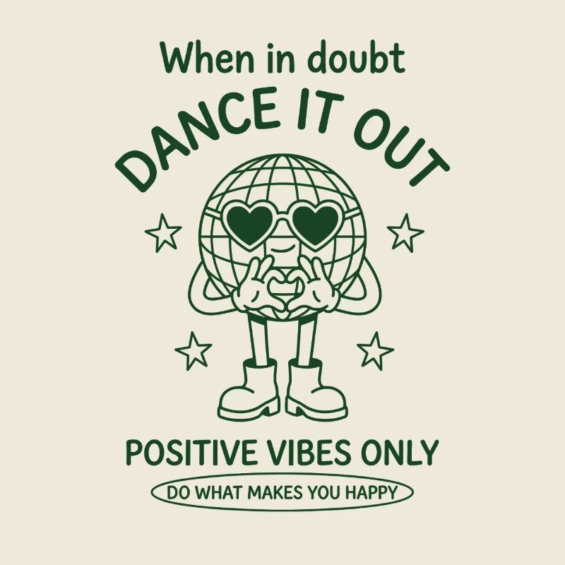 Dance It Out Disco Design – Positive Vibes