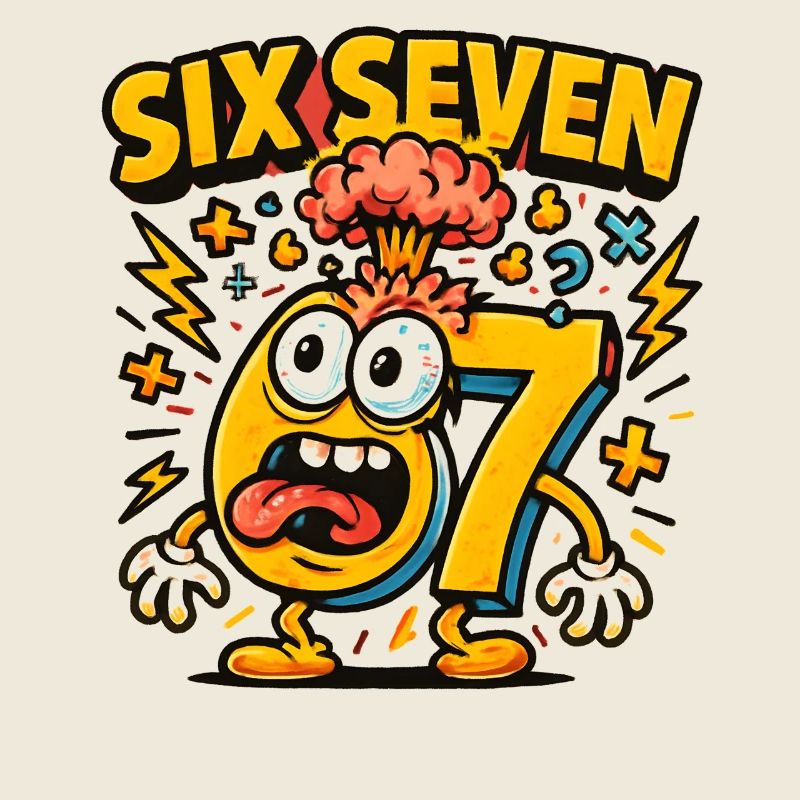 Six Seven 67 Italian Brainrot Nerd Humour Drôle