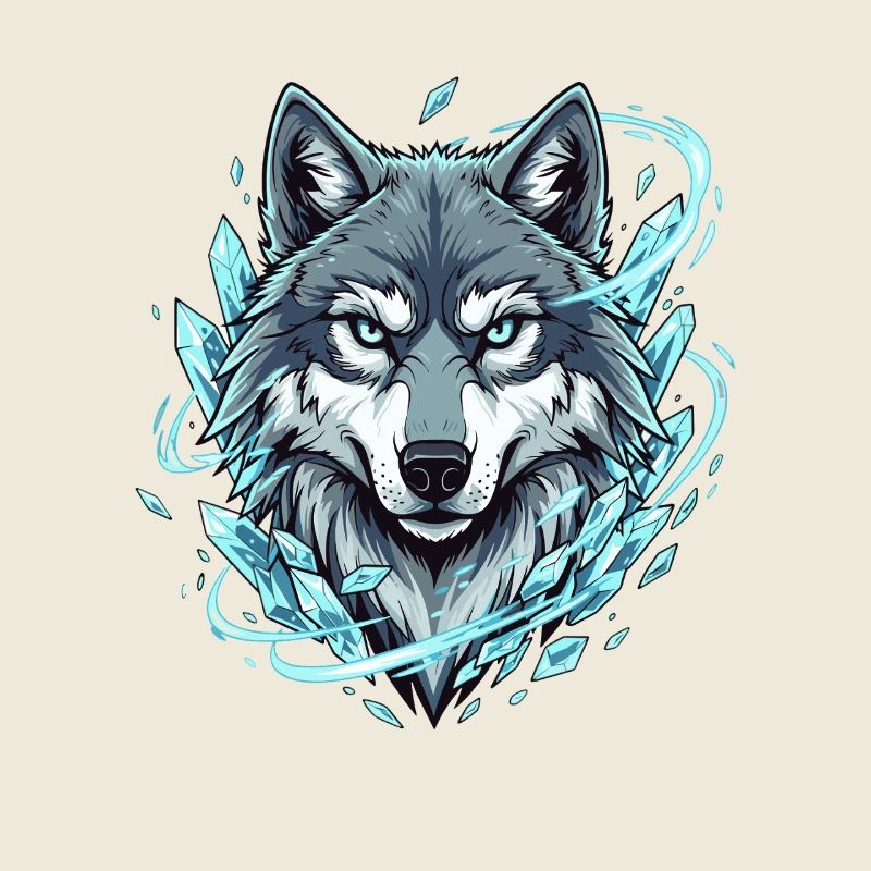 Eiswolf im Kristallkreis