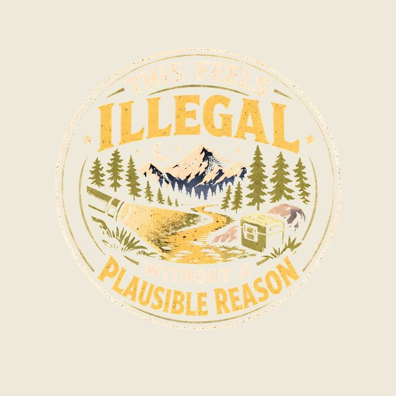 Fühlt sich illegal an | Nachtcache Humor