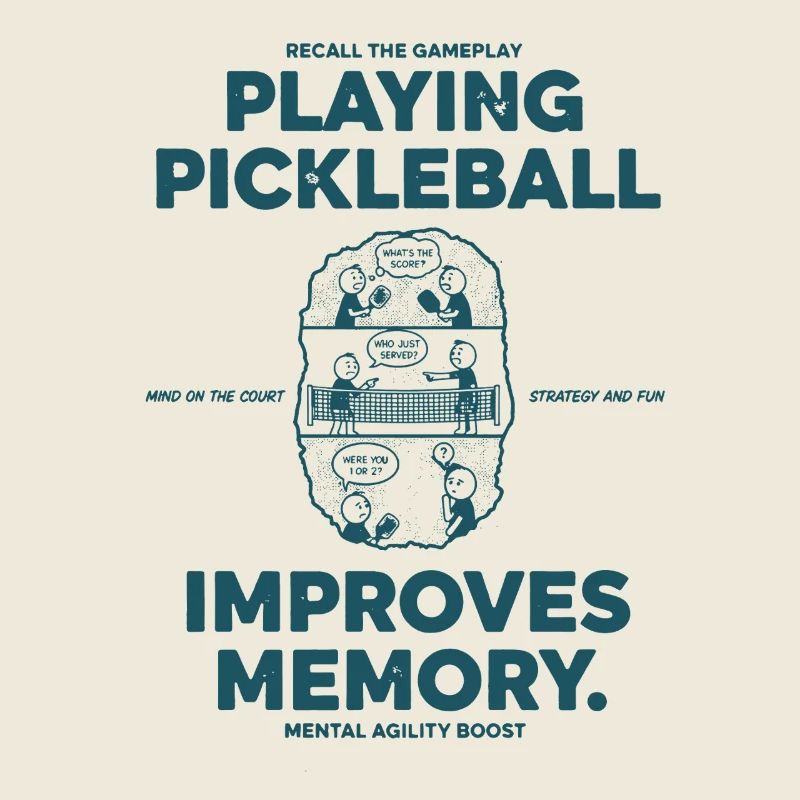 Pickleball Playing Funny Player Improves Memory