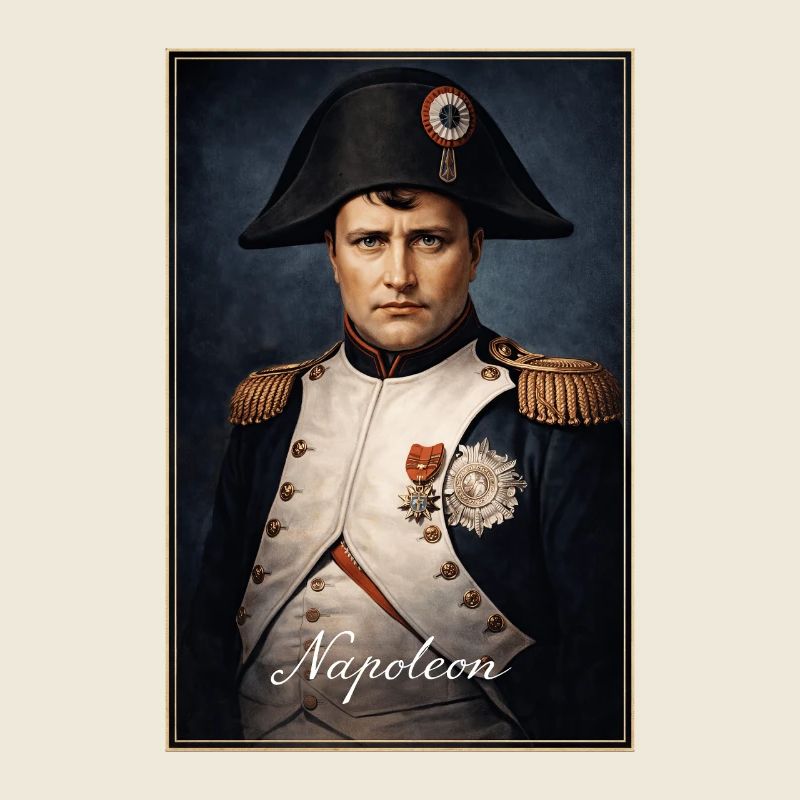 Napoleon Portrait Military Uniform