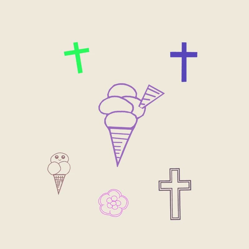 Eis Kreuz Kinder Eiskrem 