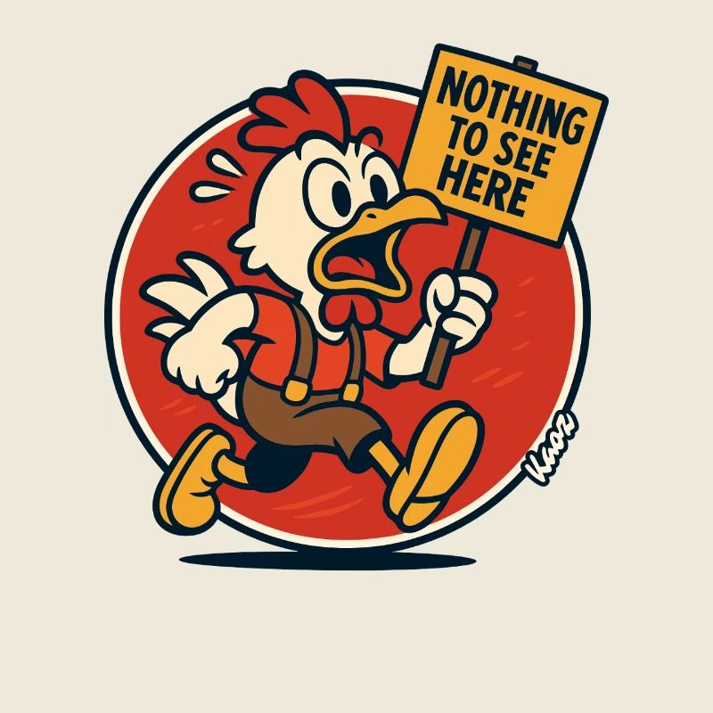 Rien à voir ici, poule