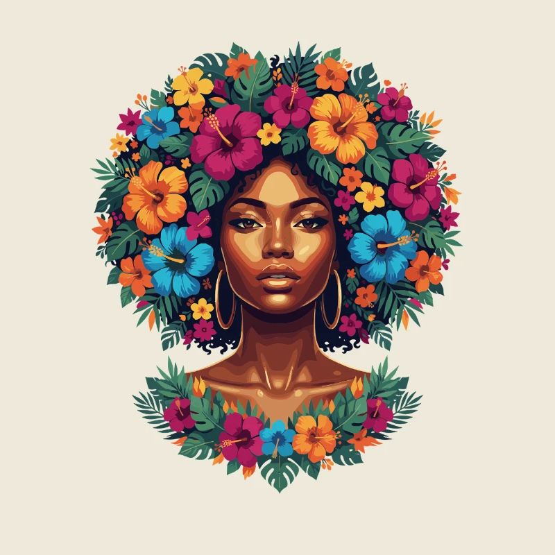Corollas Afro Portrait