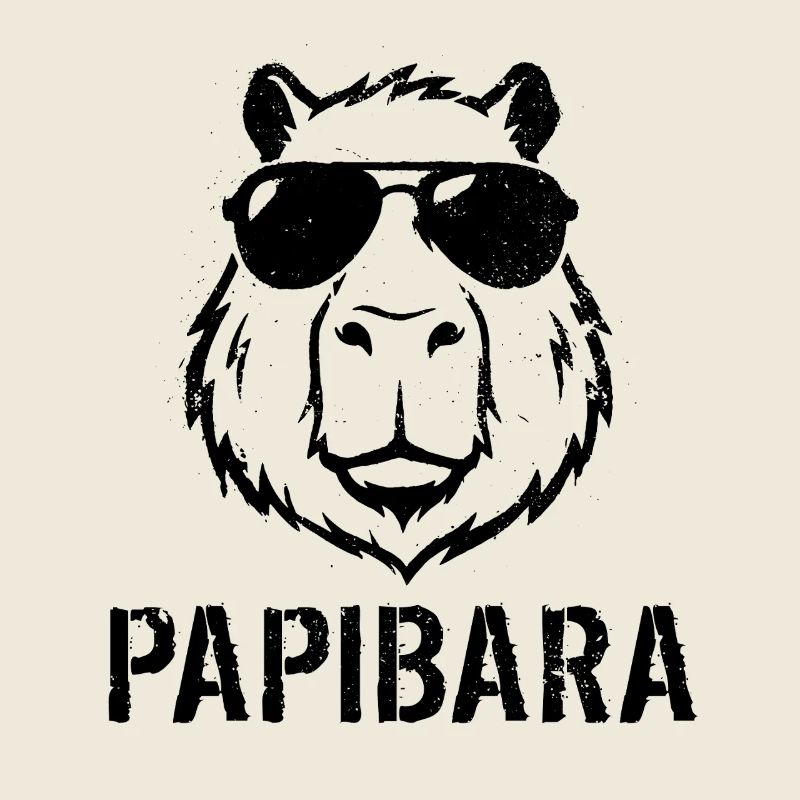 Papibara - Capybara Vatertag