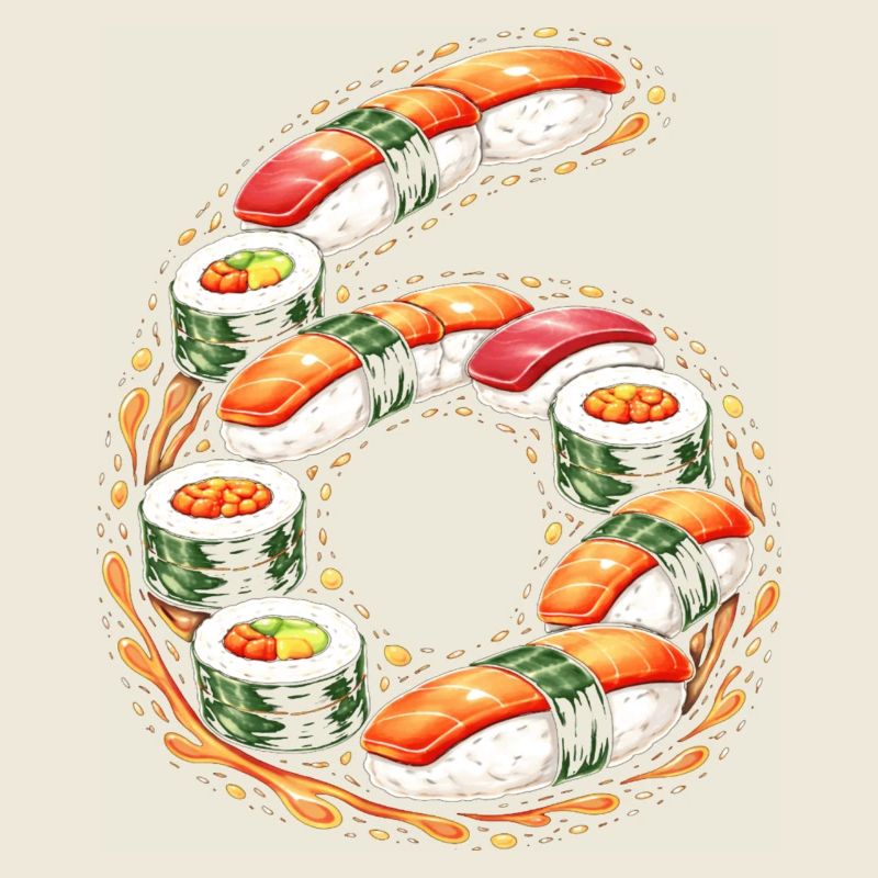 Sushi Ring der Lebendigen Symmetrie