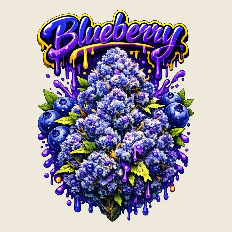 Graffiti classique aux myrtilles