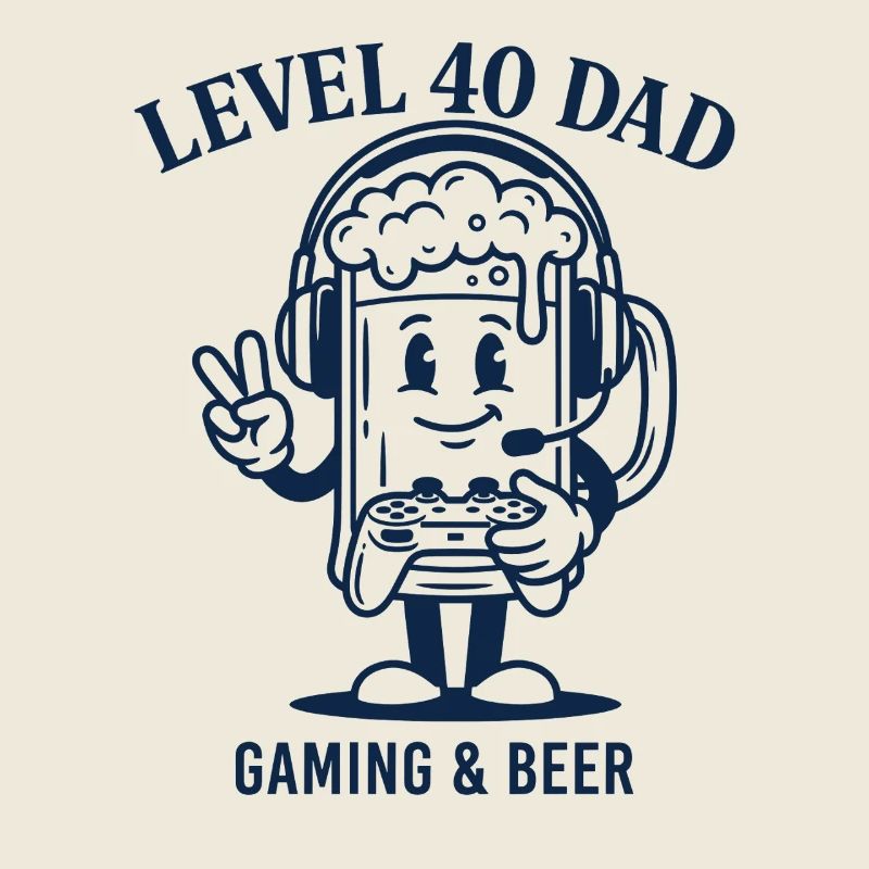 Niveau 40 Jeu de Papa Jeu Anniversaire Papa